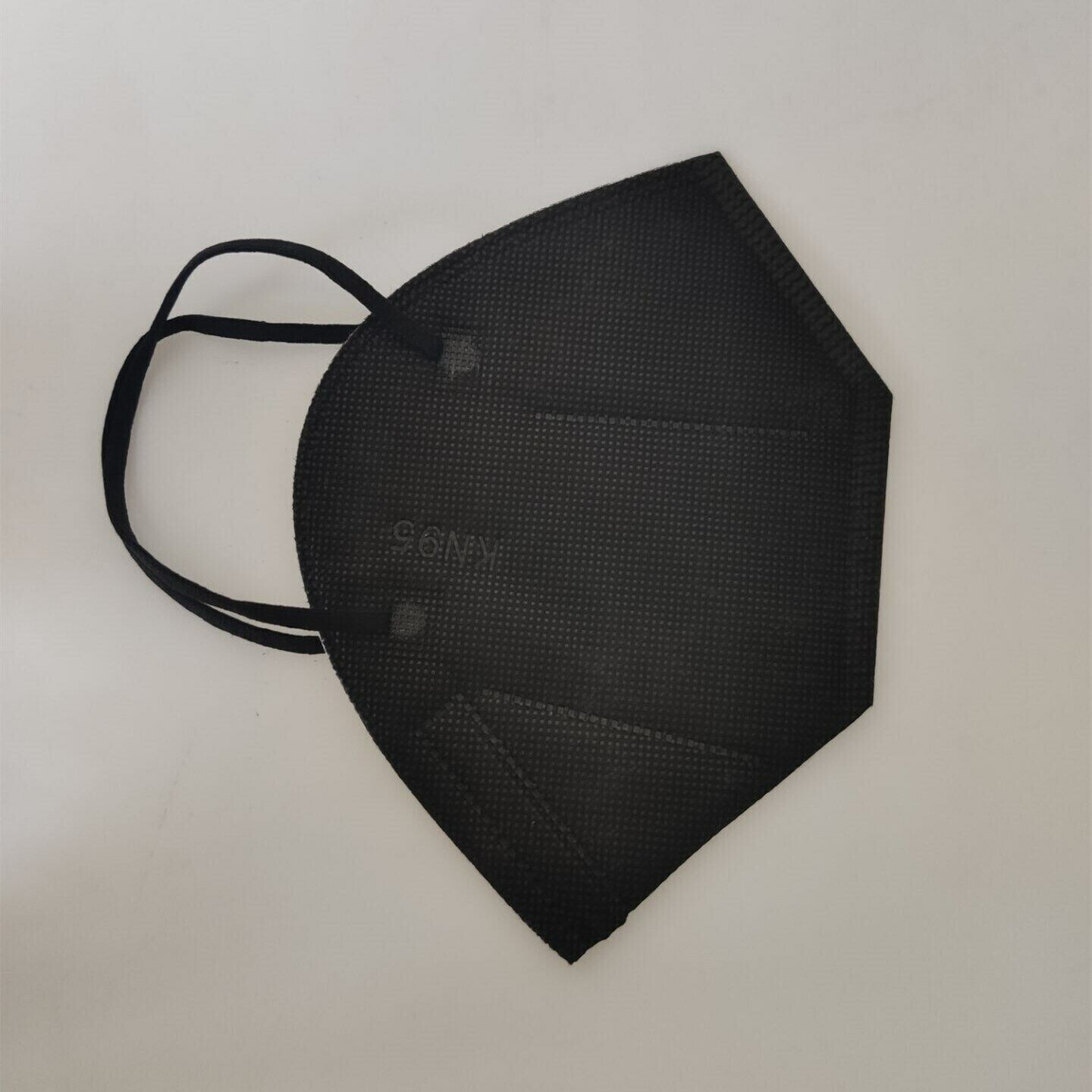 50/100Pcs Black KN95 Face Mask 5 Layer BFE 95% Disposable Respirator