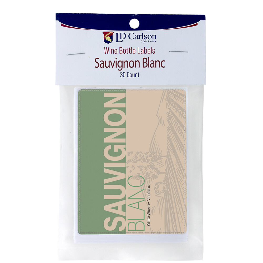 Sauvignon Blanc Self Adhesive Wine Labels 30 count