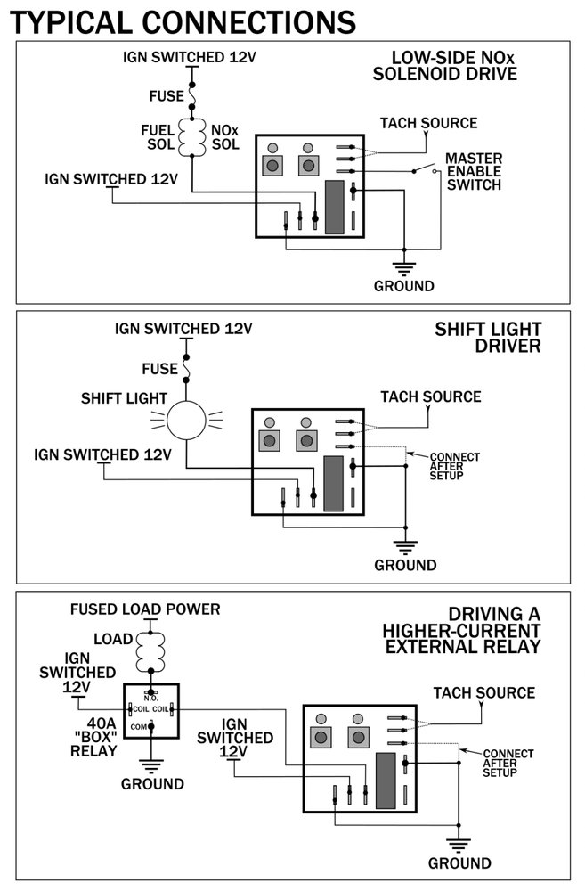 PROGRAMMABLE RPM WINDOW SWITCH, learns everything it needs from your engine!