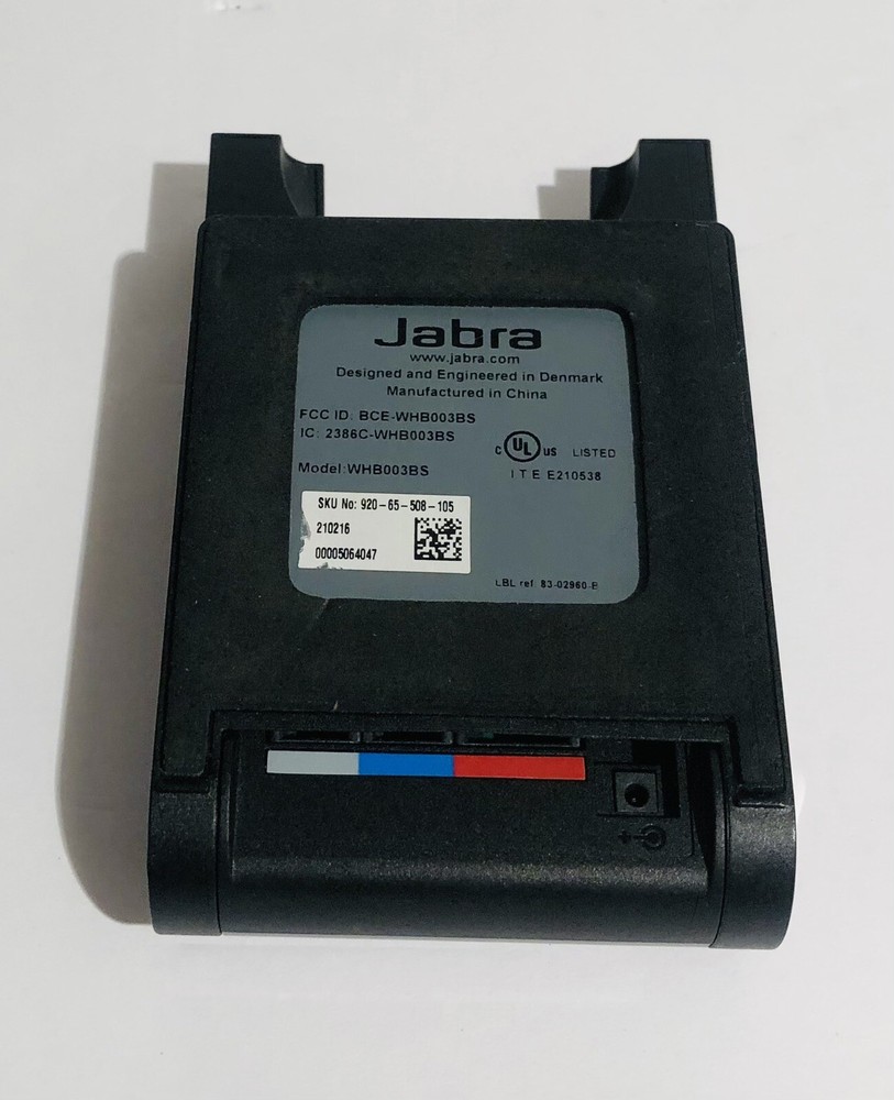 Jabra WHB003BS Charging Base Only Black