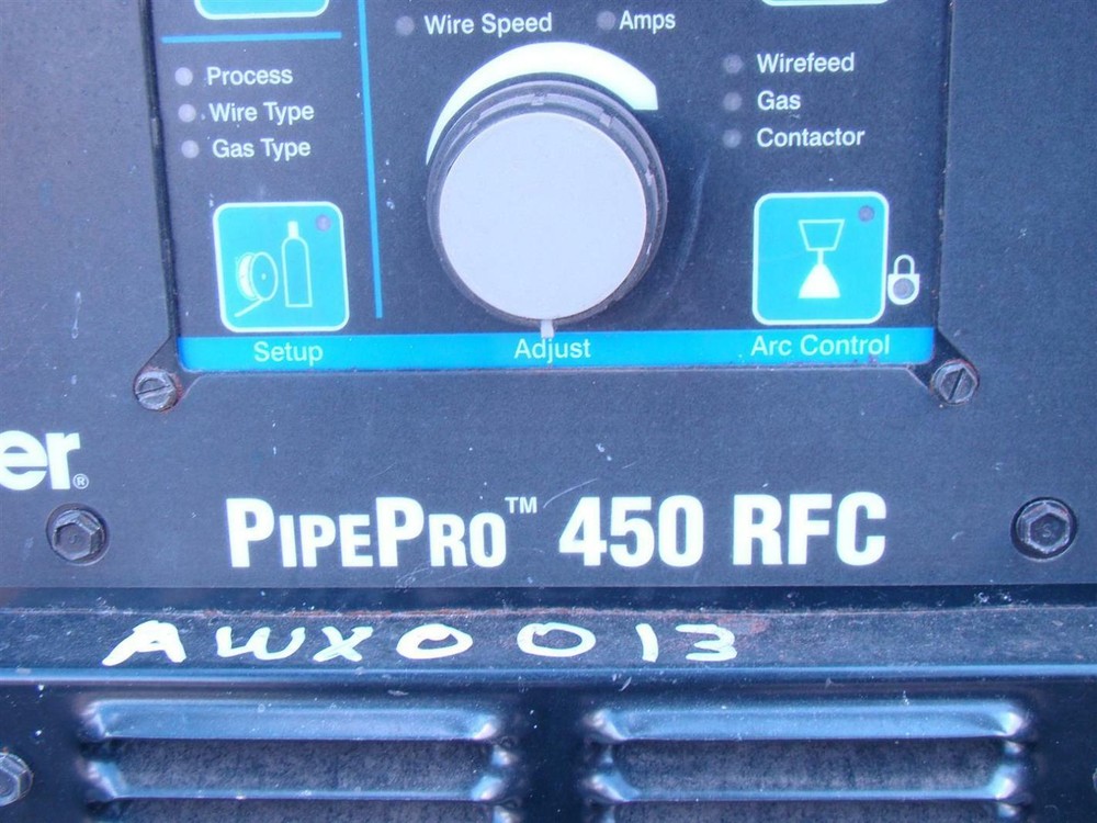 Miller Pulsed Mig Welder Power Source , Pipe Pro 450 RFC