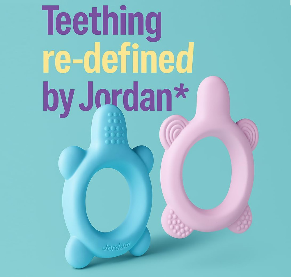 ® | Step 0 Teether & Training Toothbrush | Bpa-Free, Hygienic, 2-In-1 Teething &