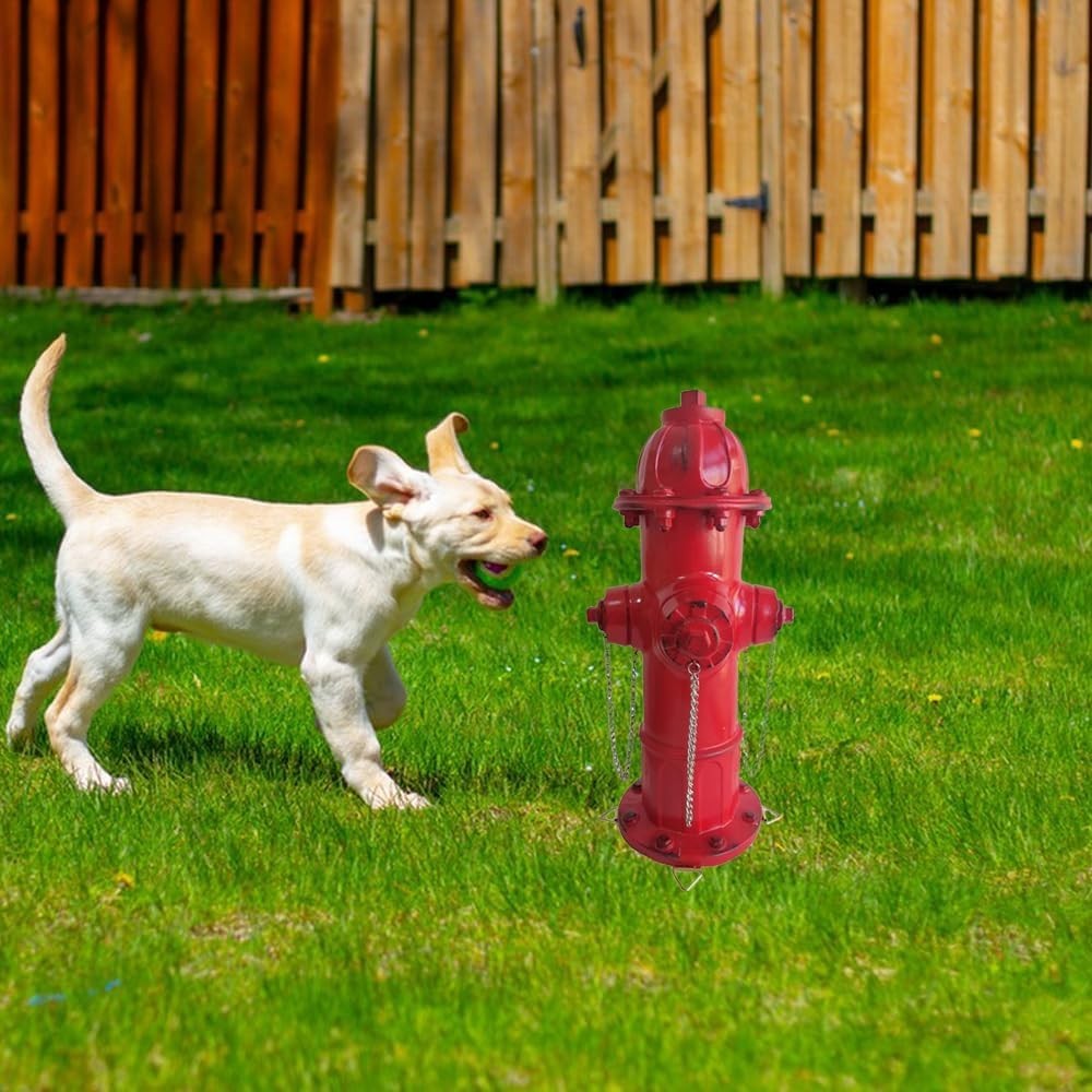Fake Fire Hydrant for Dogs to Peed on, Dog Fire Hydrant Pee Post, Backyard De...