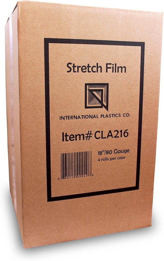 Heavy Duty 18" Clear Stretch Film - 4 Pack