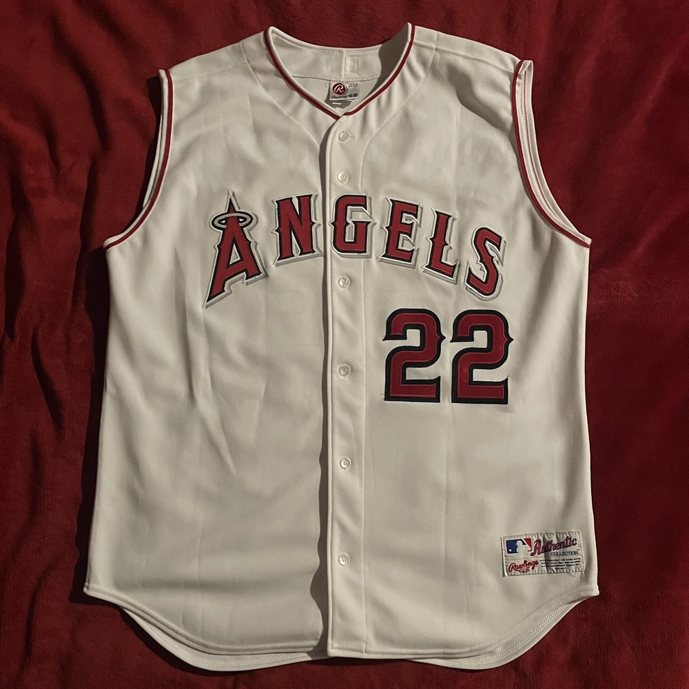 David Eckstein Signed Rawlings Anaheim Angels Authentic Jersey MLB COA 2002 WS