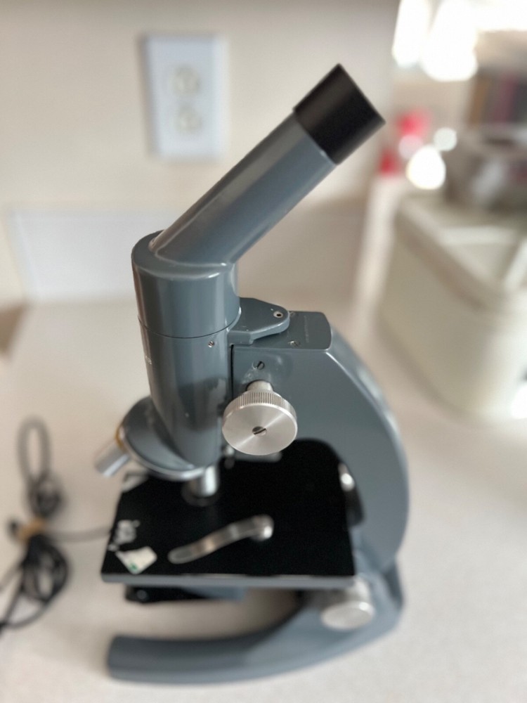 Bausch & Lomb ST Microscope, Two Objectives, Light - Vintage