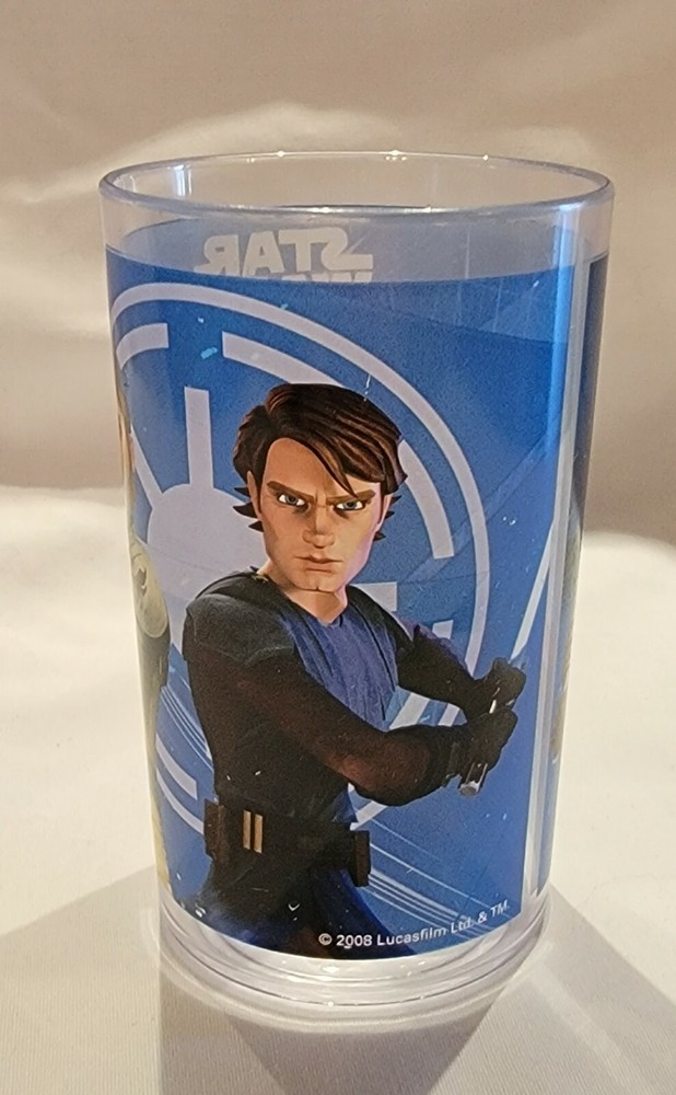 Star Wars 8 oz Plastic Clear Cup FREE SAME DAY SHIPPING