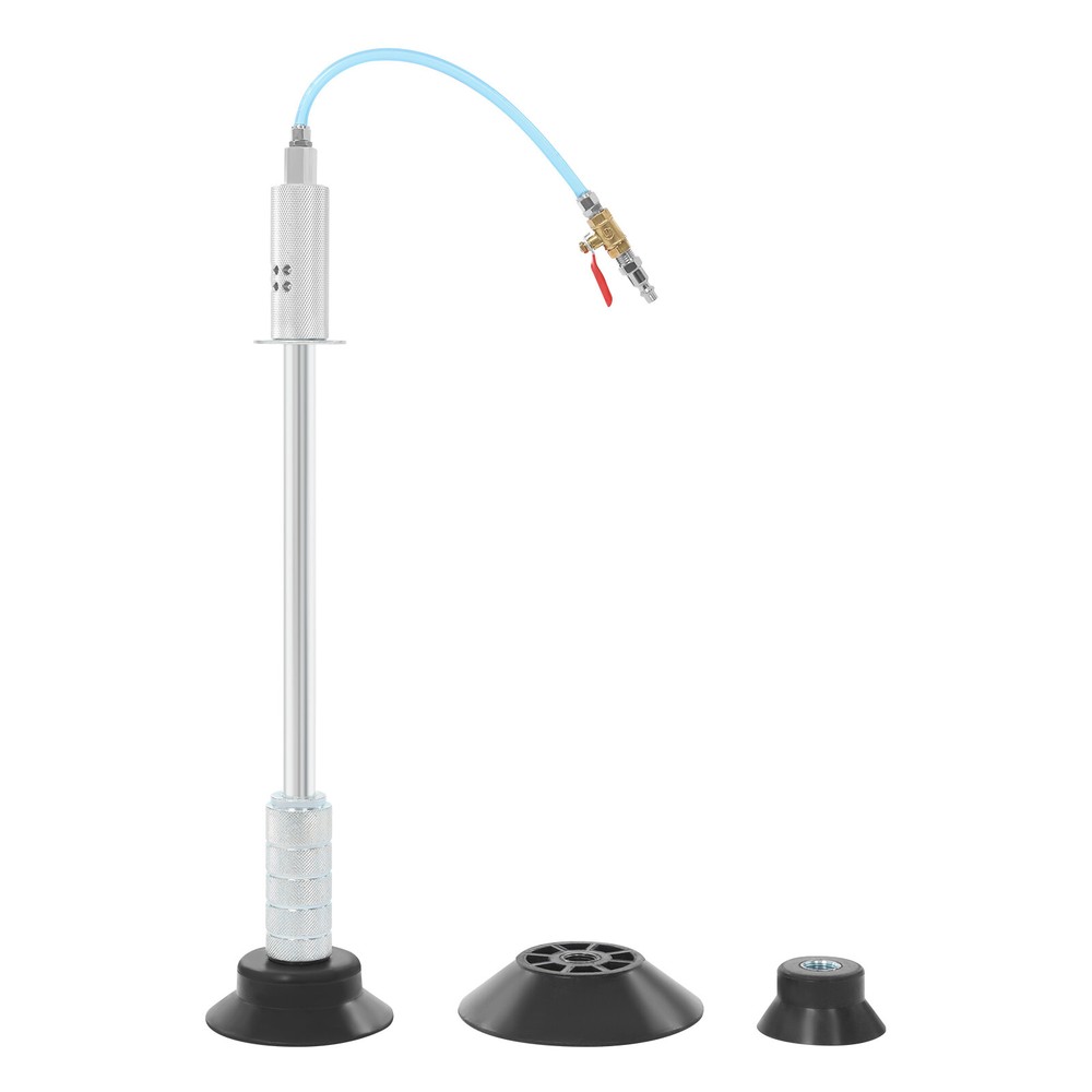 Pneumatic Puller Hammer with Hose& 3 Suction Cups Pneumatic Dent Repair Tool Set