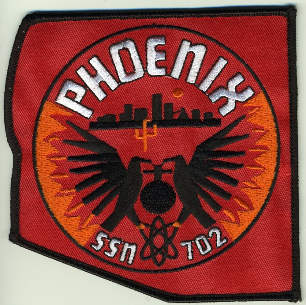 USS Phoenix SSN 702 - Crest BC Patch Cat. No. C5440