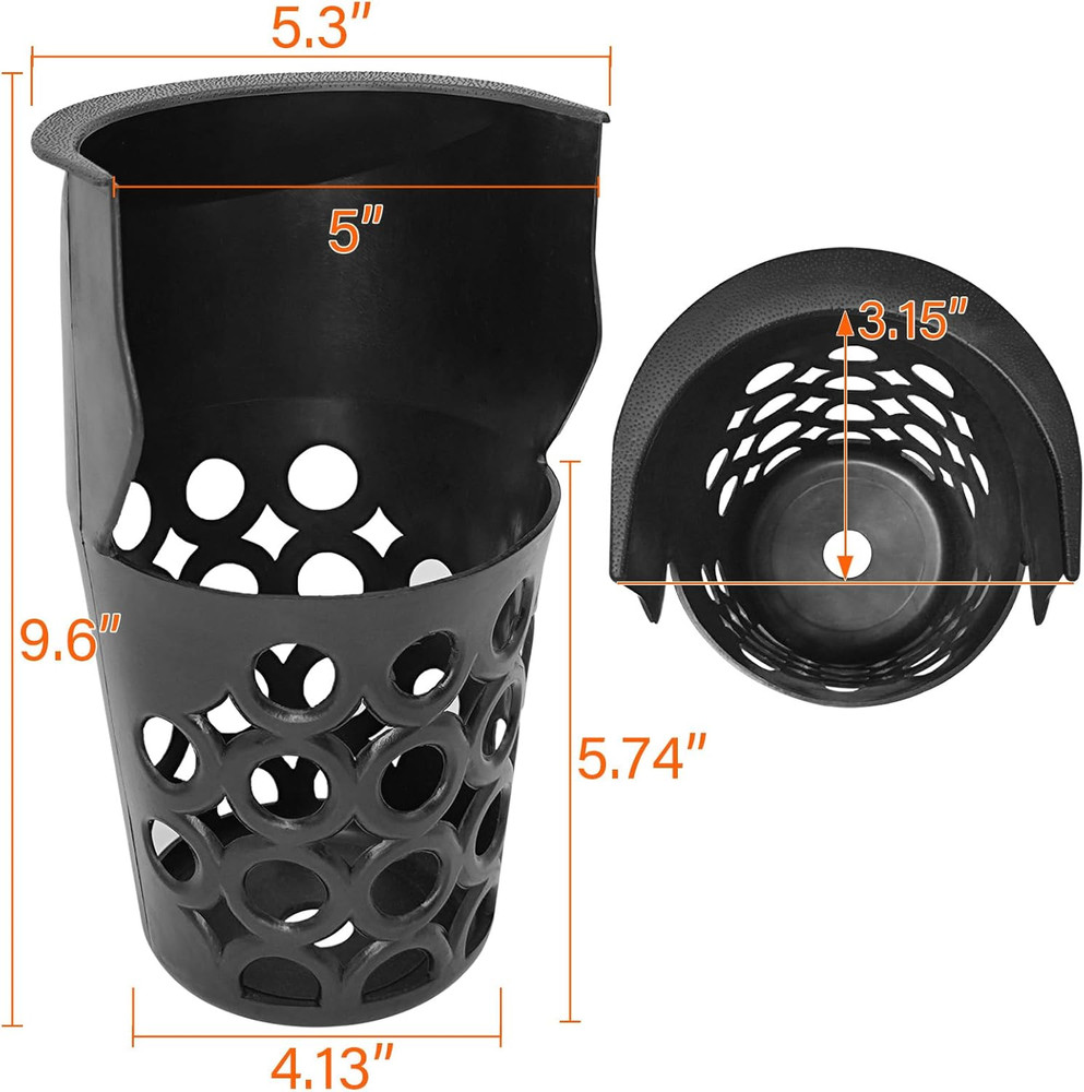 Pool Table Pockets Replacement Pockets for Billiard Table Set of 6 Large Capacit