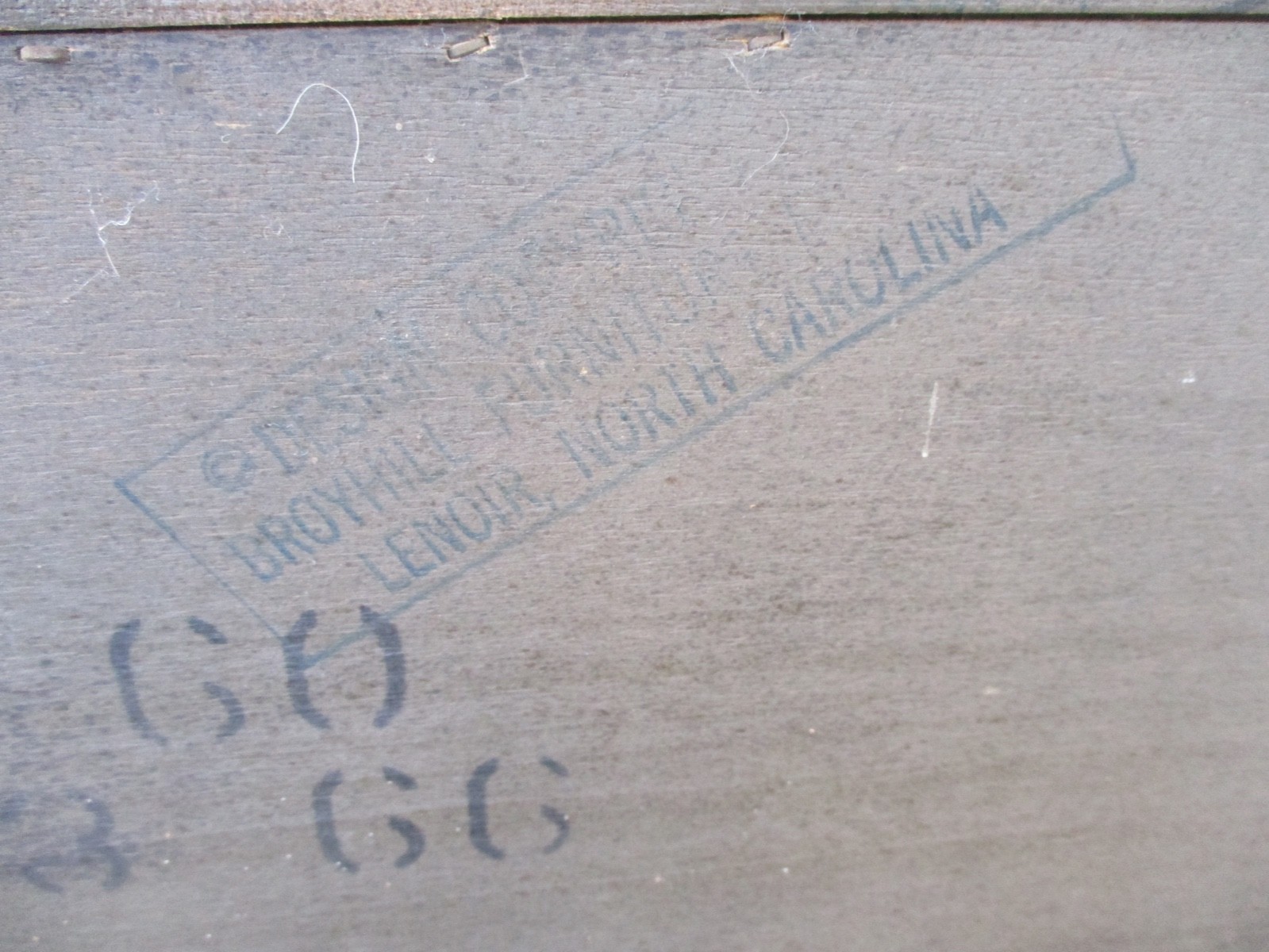 Broyhill Brasilia 1962 Mid Century 2 Drawer/1 Shelf Wood & Brass Bookcases Set/2