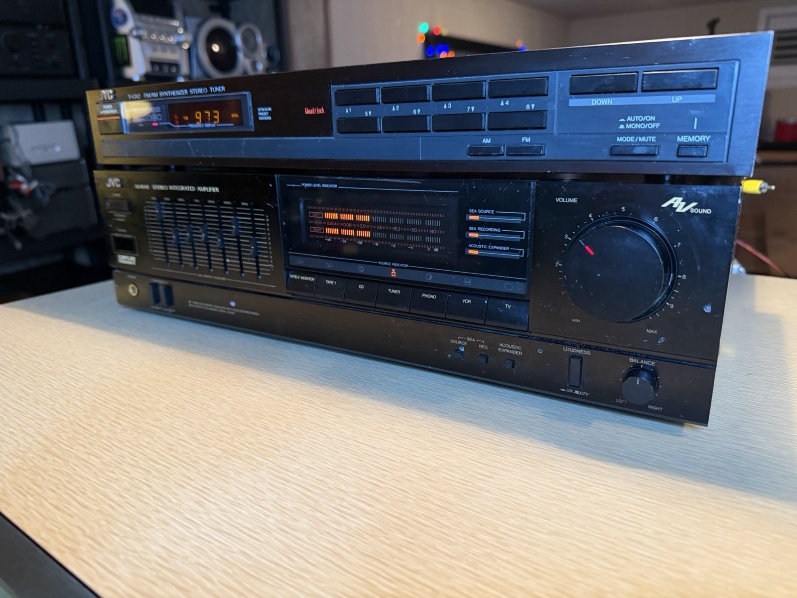 JVC AX-R441 Stereo Integrated Amplifier +JVC T-GX2B Tuner Fully Tested 65WPC 🎶