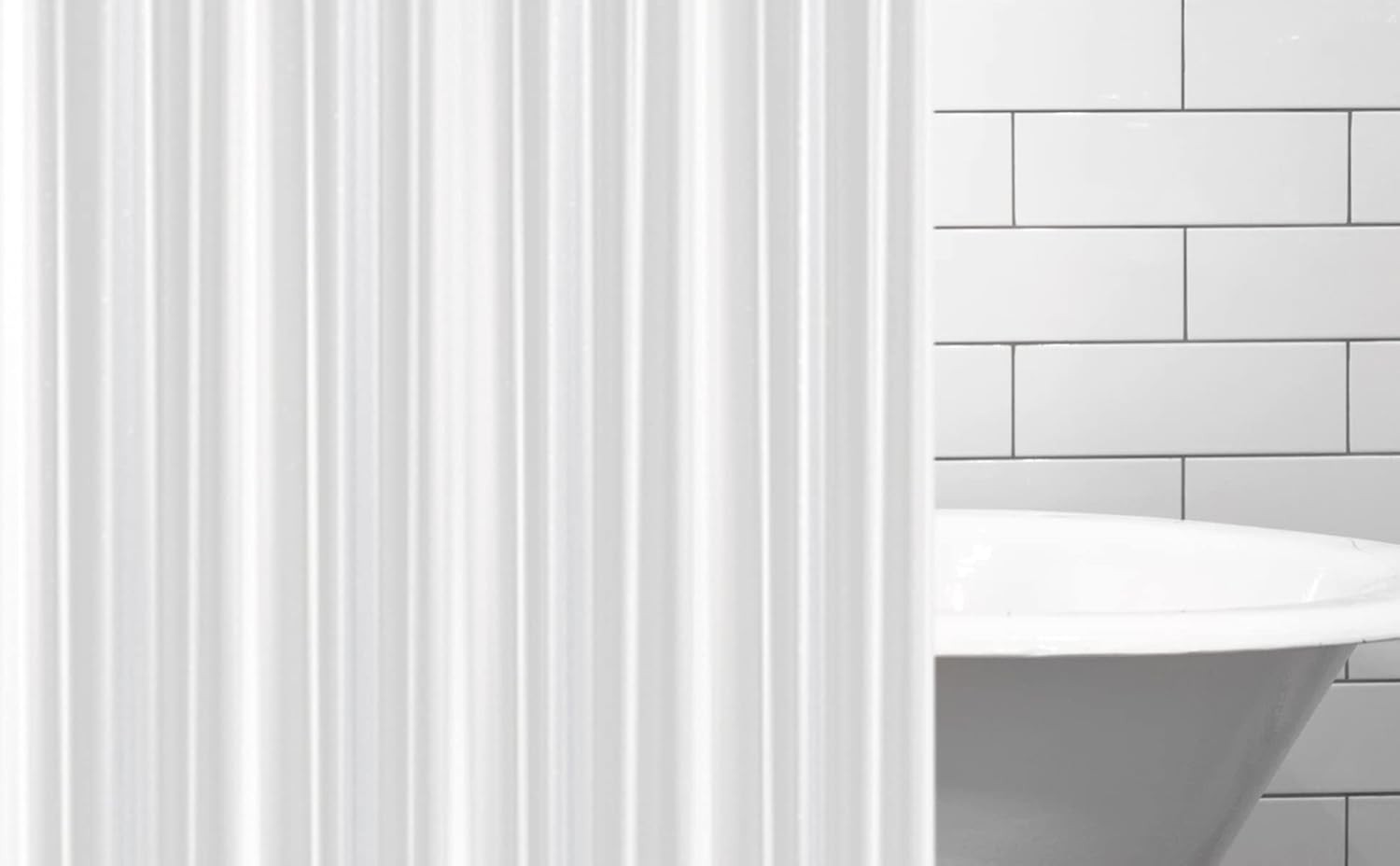 Clear Shower Curtain Liner Light Weight PEVA, Shower Liner 72x72 Inches, Waterpr