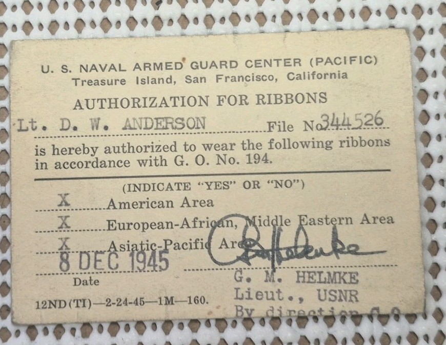 WWII US Navy Dog Tag Lot