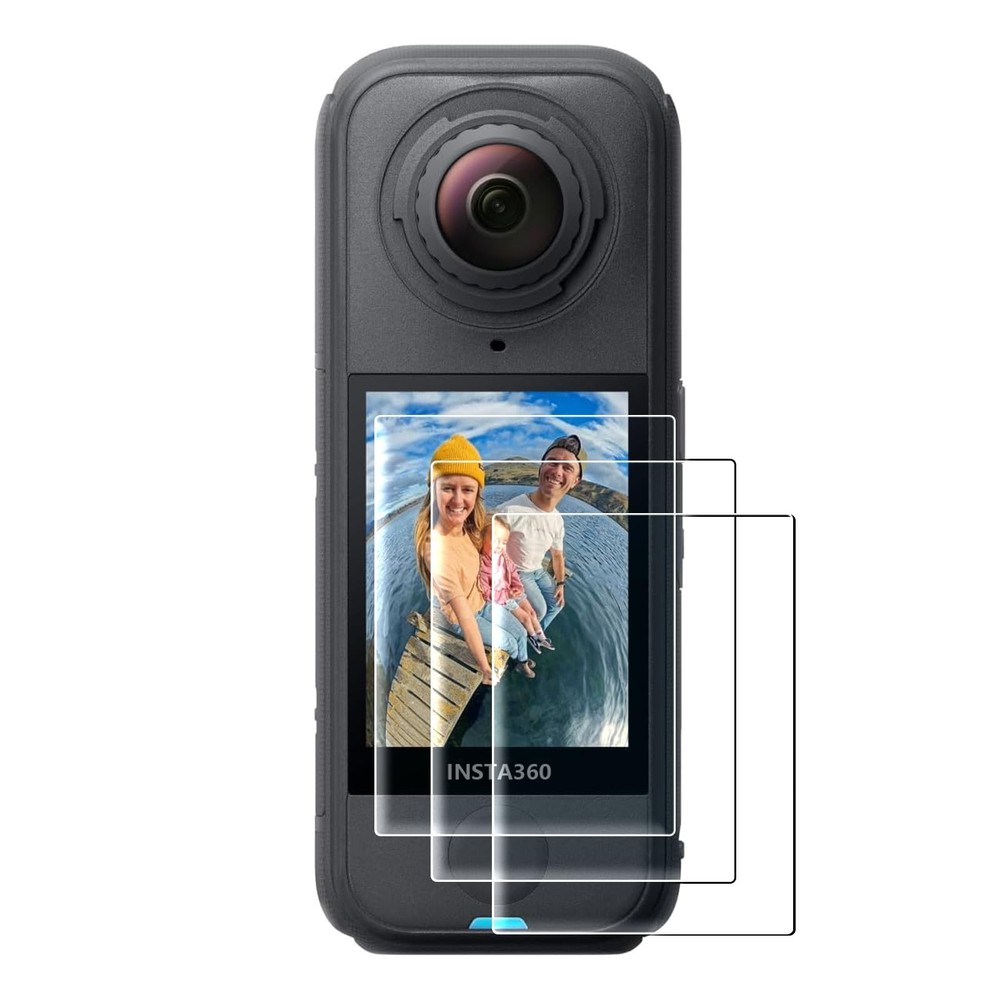 AMAZEAR Screen Protector for Insta360 X4 Air Accessories (3 Pack), Clear