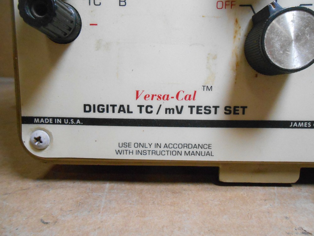 BIDDLE VERSA-CAL DIGITAL TC / mV TEST SET