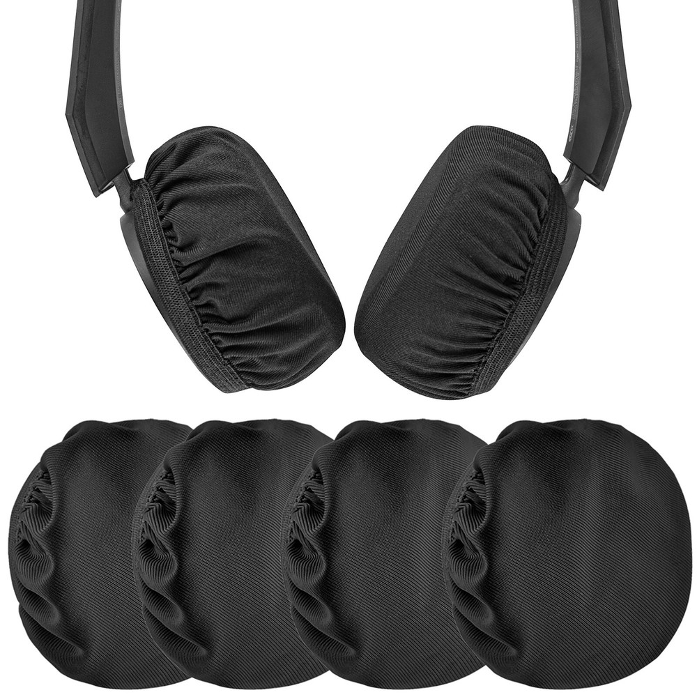 Geekria 2 Pairs Washable Headphone Covers (S / Black)