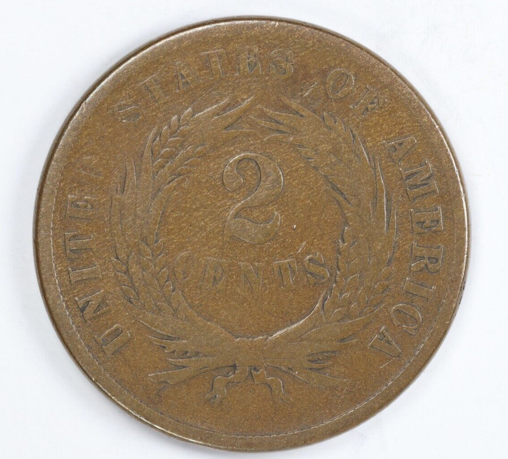 1866 Two Cent Piece 2c