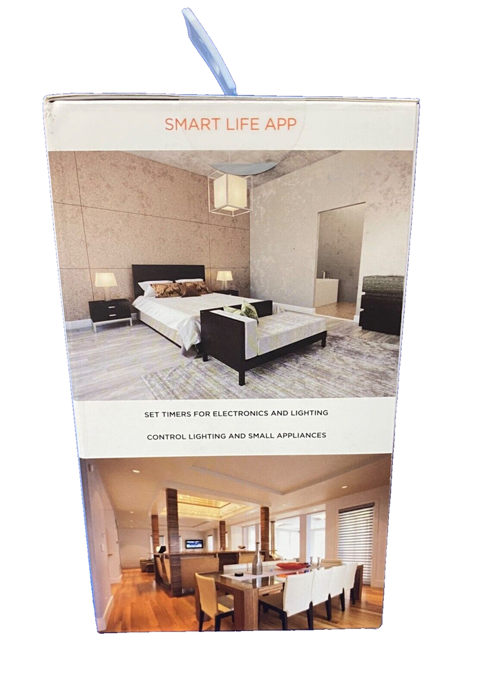 Vivitar Wireless Smart Plug, WIFI, Programable, Location, App Control, Brand New