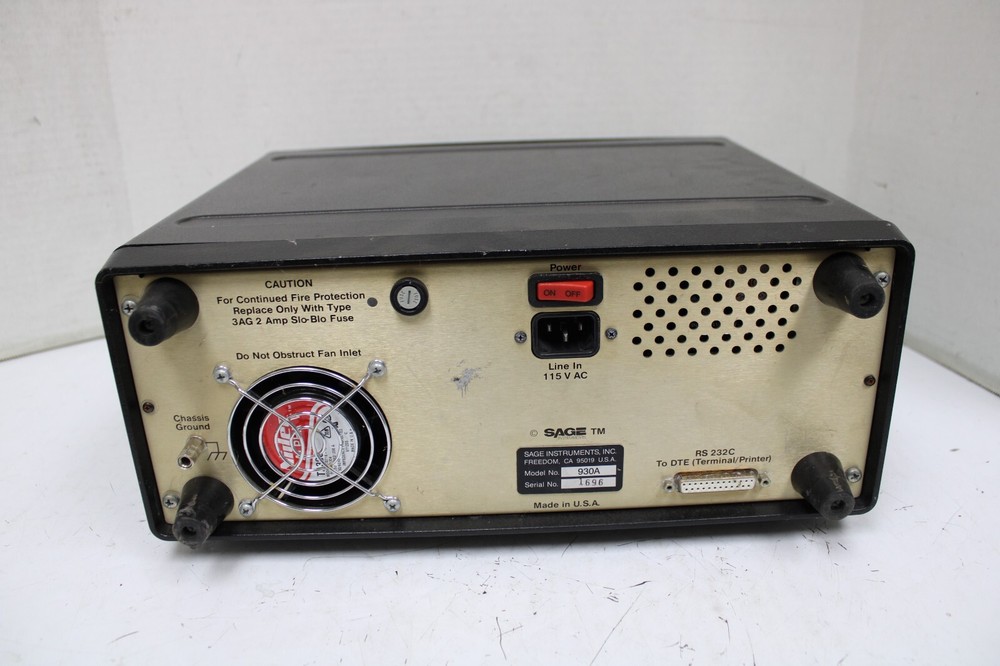 Sage Instruments 930A Communications Test Set Untested As Is