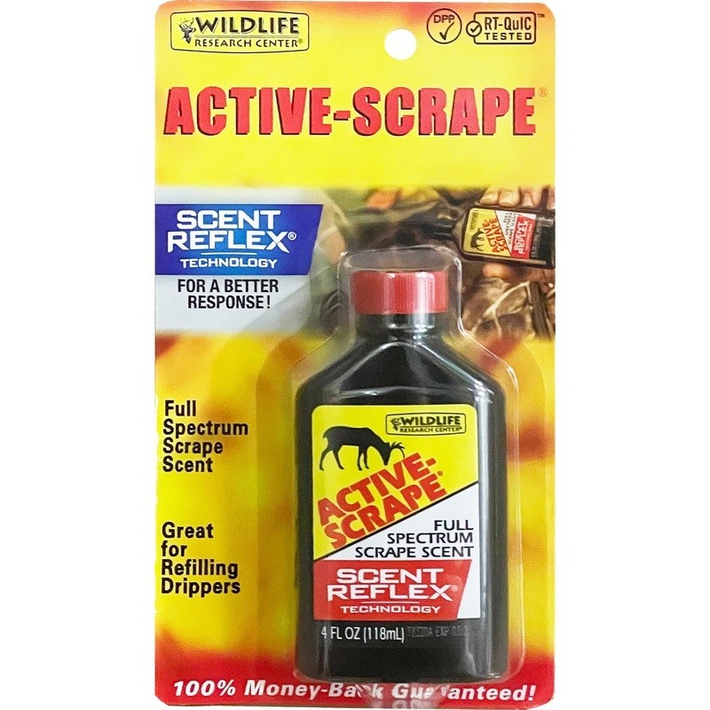 Active Scrape Deer Scent 4oz Long Lasting Time Release Buck Doe Urine Formula US