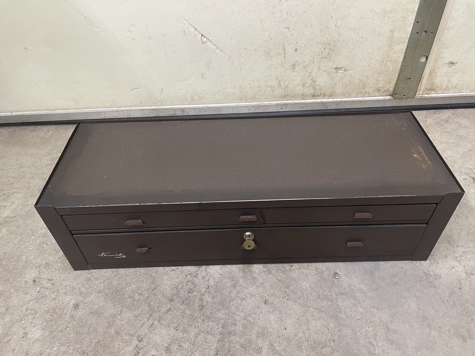 Kennedy Lower 2 Drawer Machinist Chest #MC-28-9239 With Key!