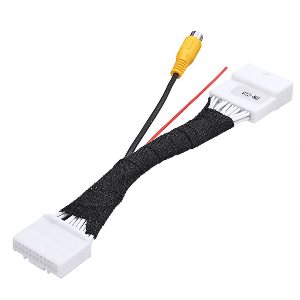 Practical Adapter Cable Adapter 24 Pin Brand New Camera Car Rear Plastic