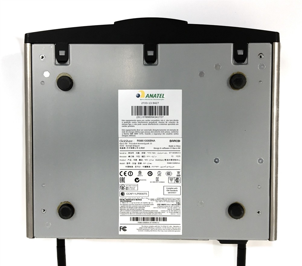 Barco Clickshare CSC-1 Wireless Presentation System R9861006BNA w/ 2 Buttons