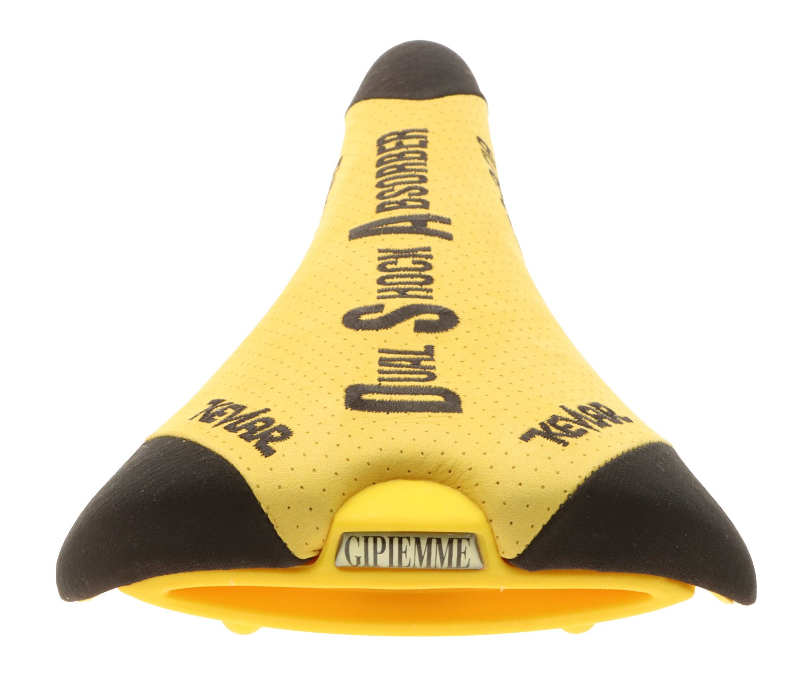 Gipiemme & EuroAsia Penta Saddle Dual Shock Absorber Ti Rails Yellow NEW NIB NOS