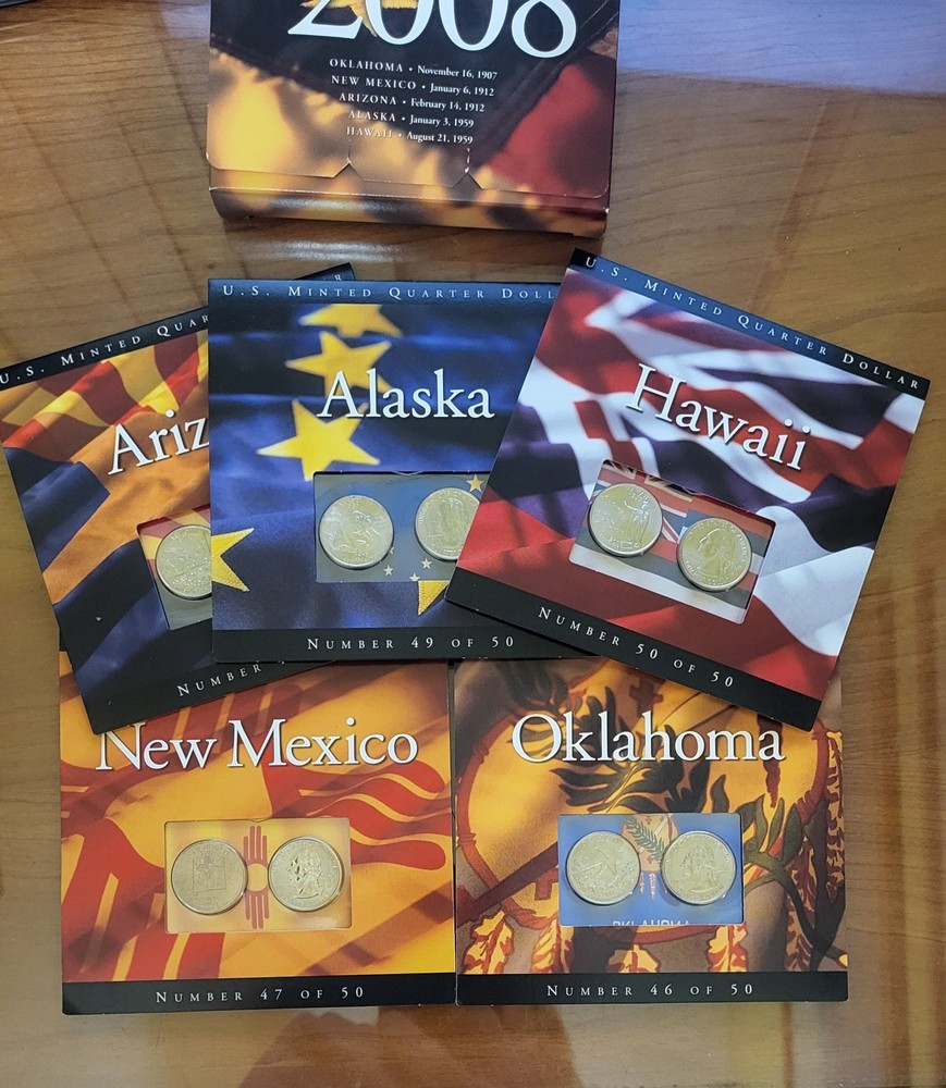 1999 - 2008 State Quarter Collection Complete Set 100 COINS