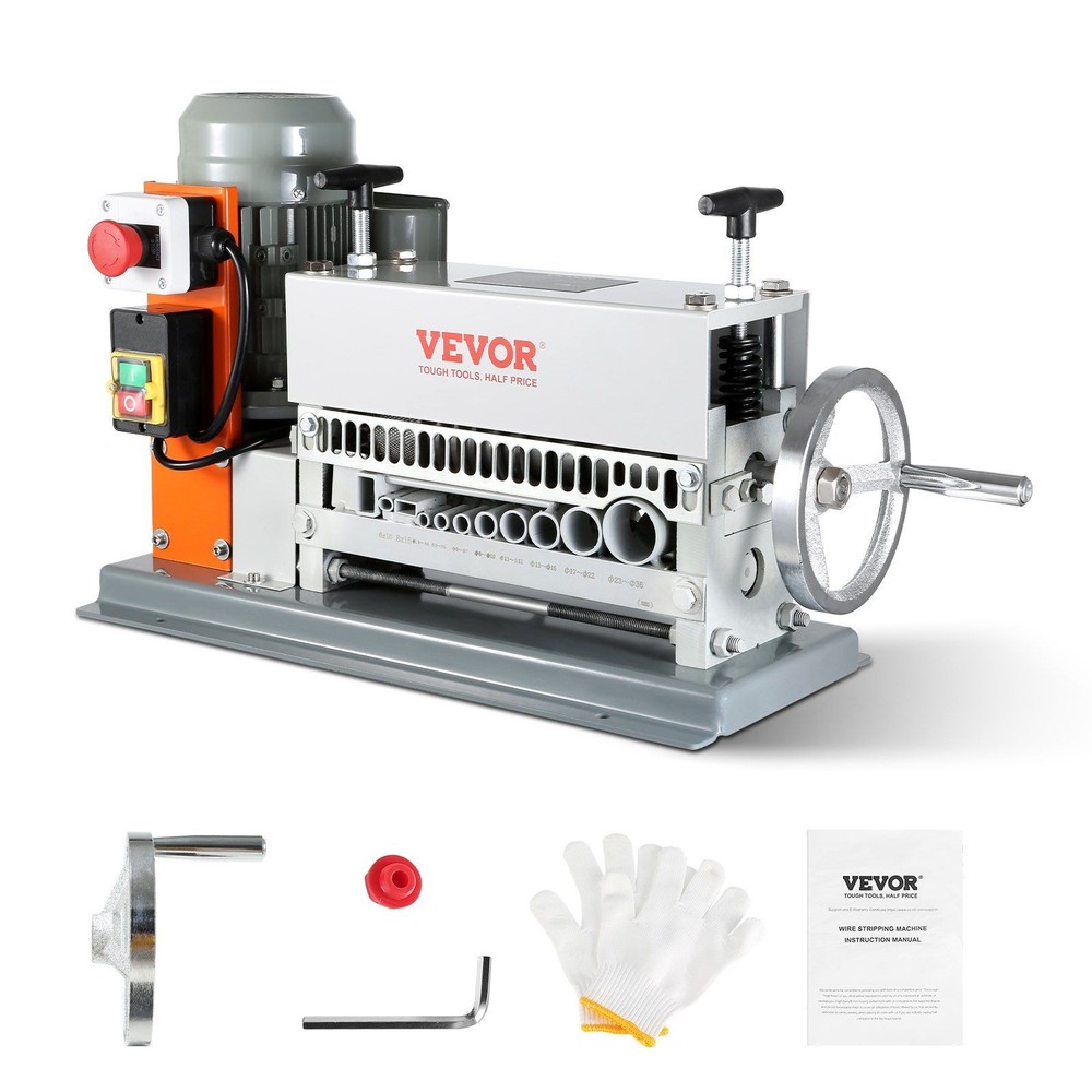 Automatic Wire Stripping Machine 0.06-1.42" 370W w/ 11 Channels Cable Stripper
