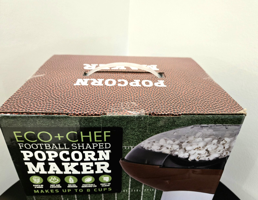 Eco+Chef Football Shaped Popcorn Maker