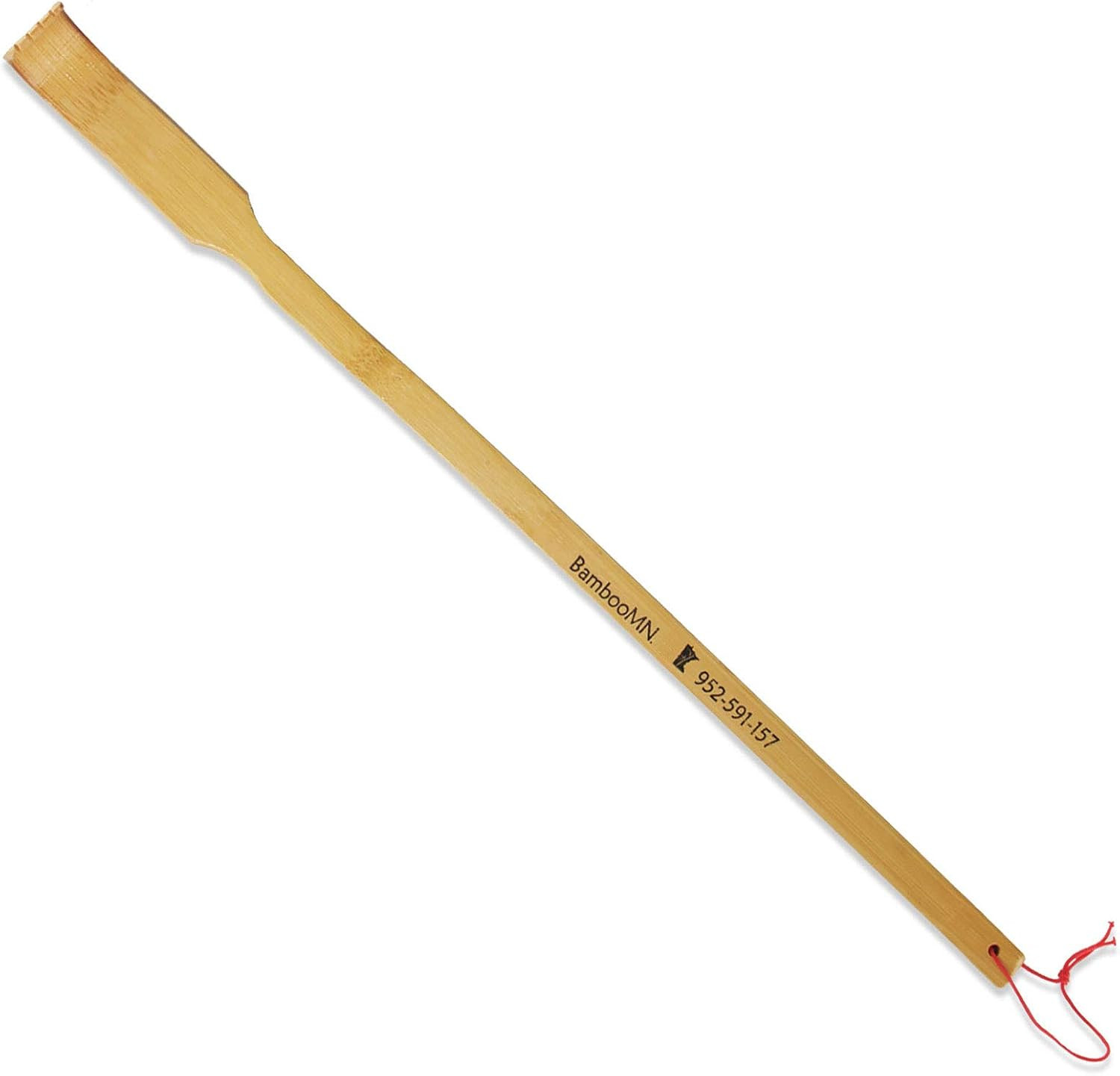16.5 Inch Traditional Thin Travel Size Bamboo Wooden Back Scratcher Body Relaxat