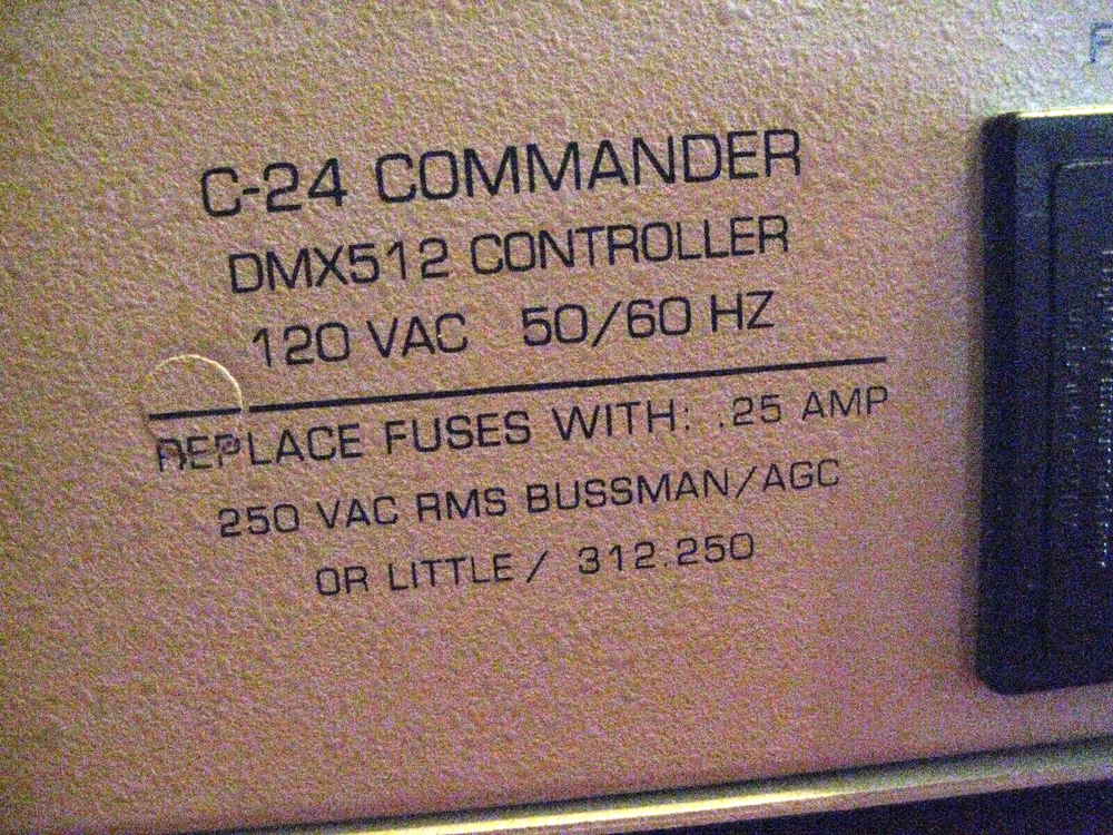 Applied Electronics Analog Lighting Console The Commander C-24 DMX512 Untested