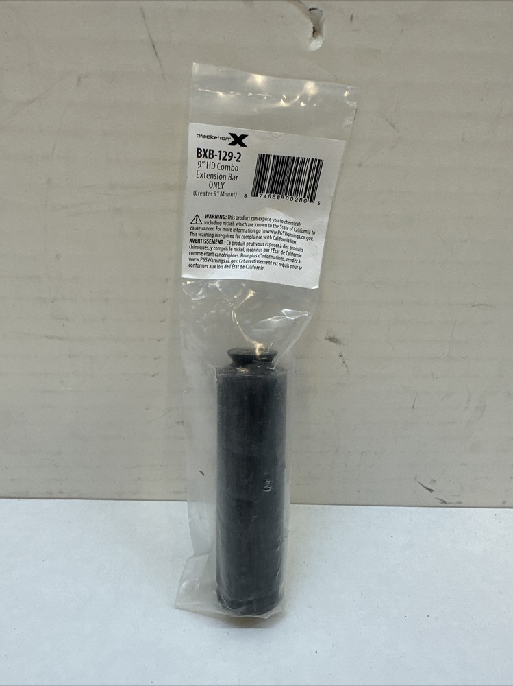 BracketronX BXB-129-2 9” HD Combo Extension Bar Only Creates 9” Mount