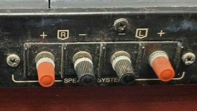 Compatible Sansui AU-217II Receiver Speaker Terminal Banana Plug Conversion Kit