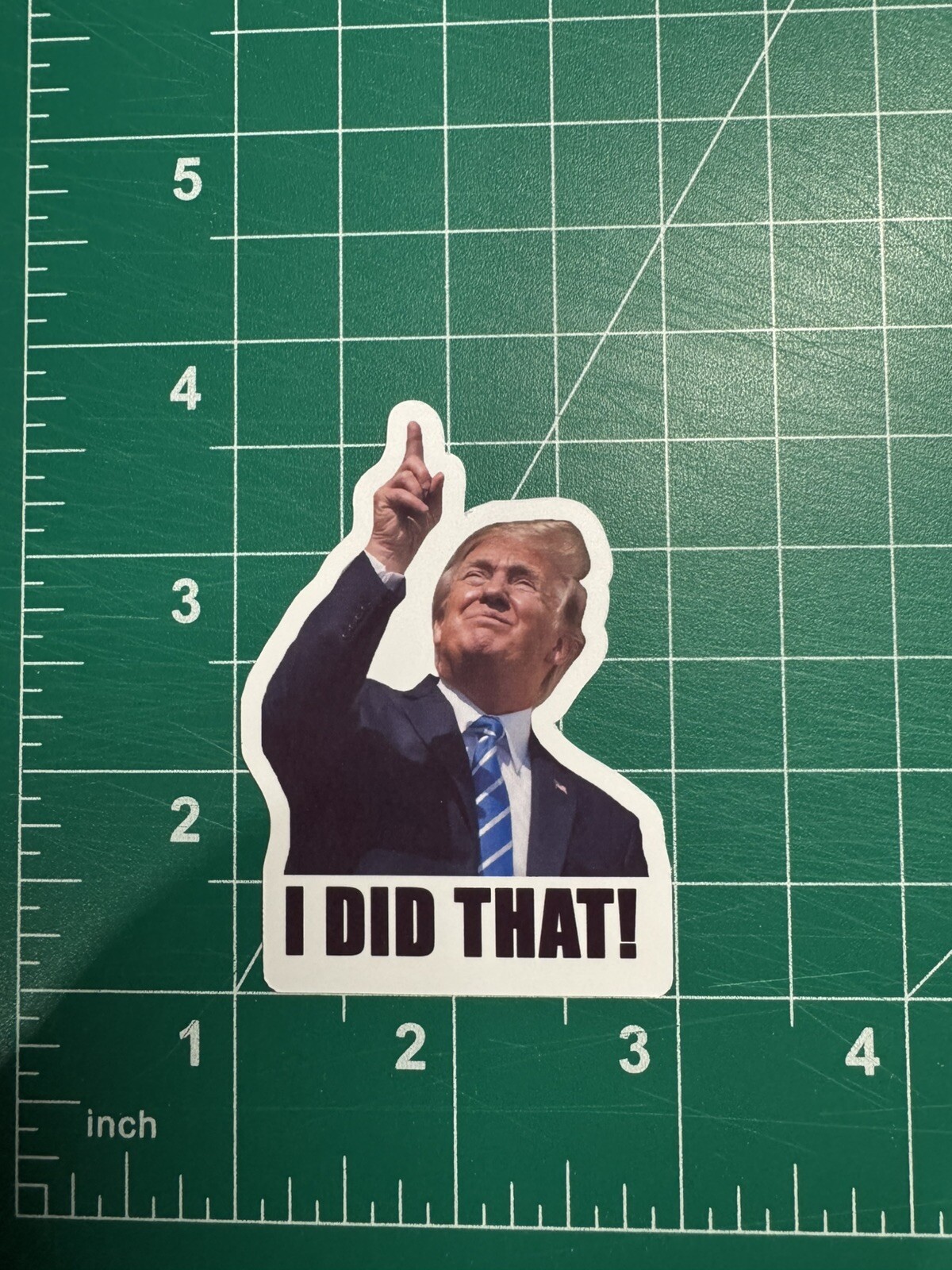 Donald Trump “I DID THAT!” Stickers - 10pc - Decals Car Gas Pump Station 2.5”x2”