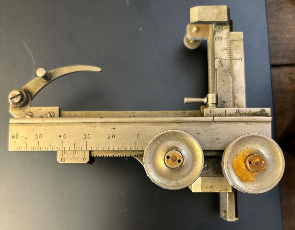 Vintage Spencer Lens Co. Buffalo NY Micrometer Microscope Mechanical Stage