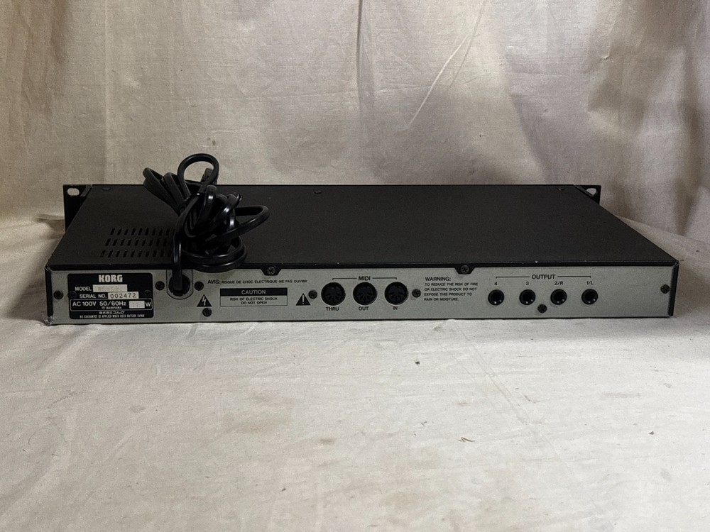 Korg Wavestation SR WS-SR Rackmount Synth New internal battery!!