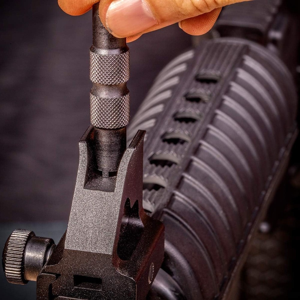 Real Avid Front Sight Adjuster: universal tool for adjusting A1 and A2 Black