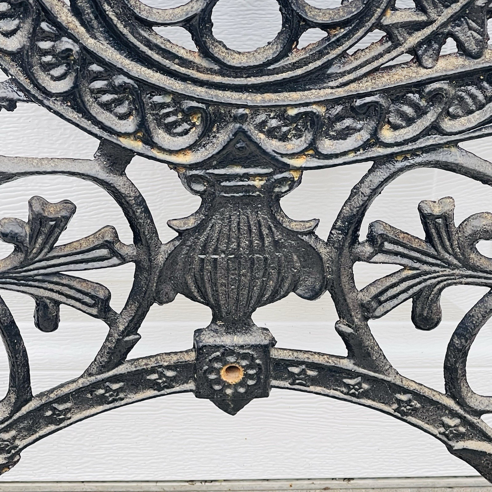 Vintage Cast Iron Park Bench Ends / Legs - Ornate