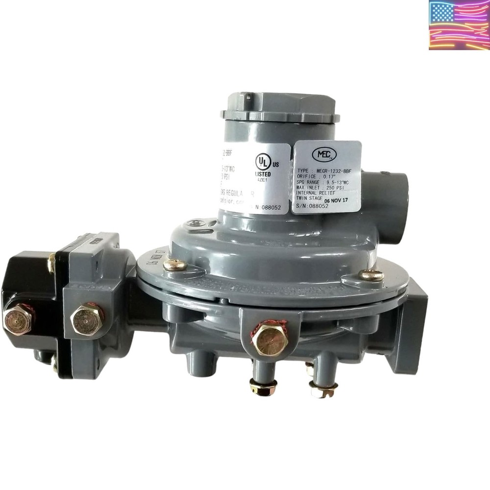 Marshall Two Stage Propane LP Regulator 11" WC