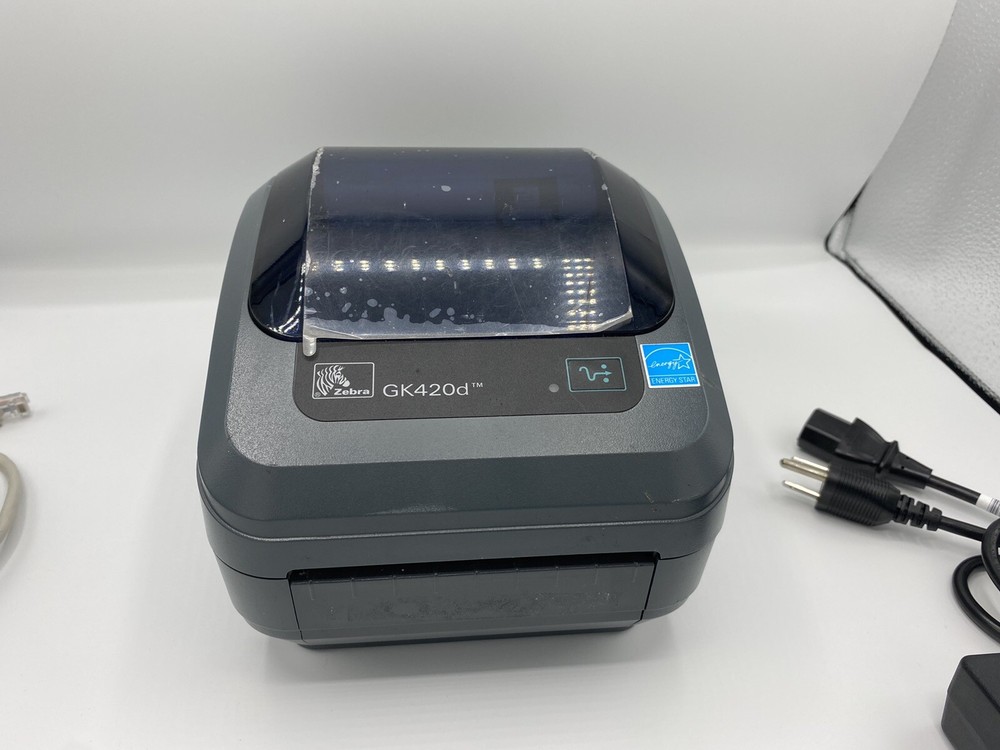 Zebra GK420D Thermal Printer w USB/Parallel/Serial Free Labels & Cables REFURB