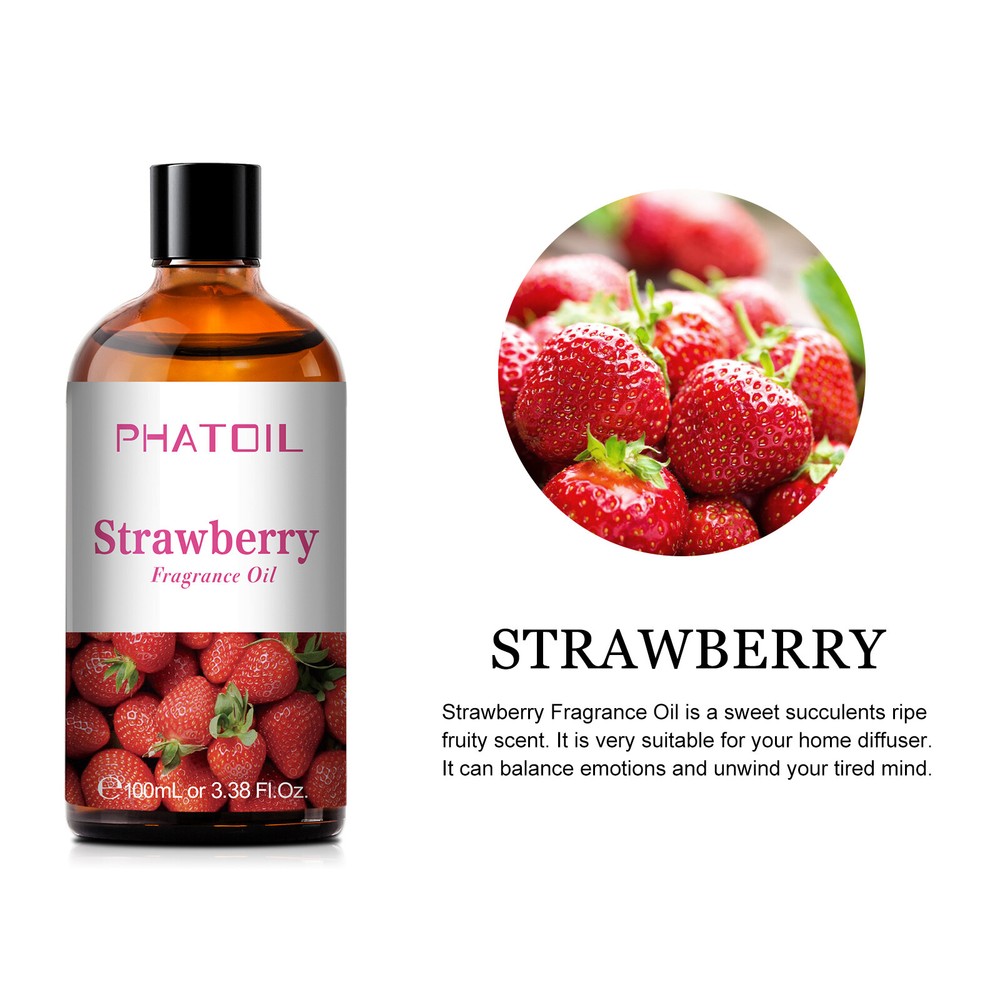 Strawberry FRAGRANCES OIL ESSENTIAL OILS Aromatherapy Diffuser Oils 10ml/100ml