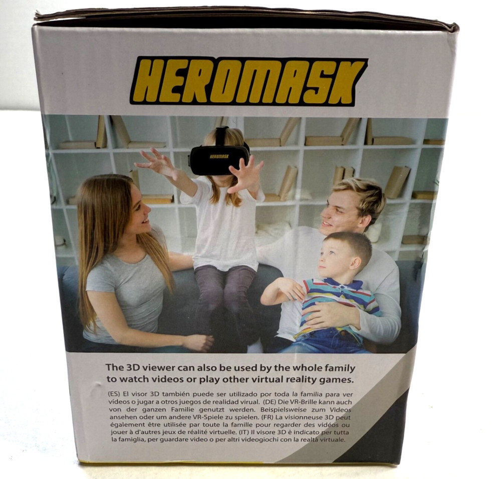Heromask Mathematics VR Headset Virtual Math Games Age 5+