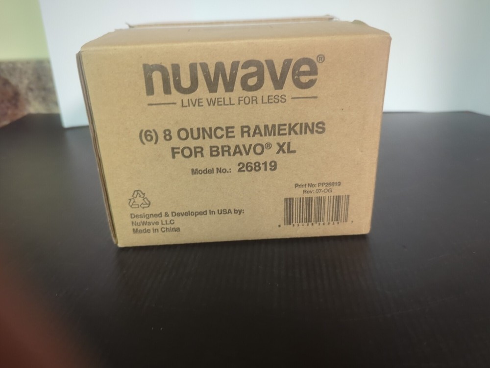 NUWAVE Ramekins BRAVO XL (6) New In Box