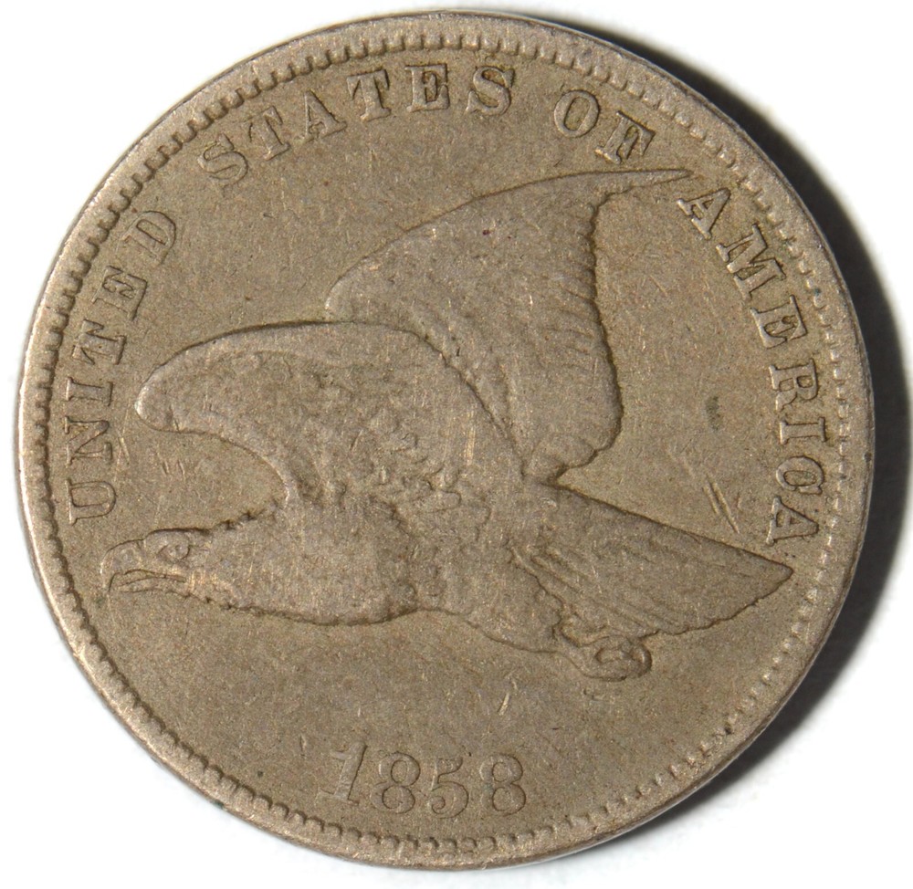 1858 Flying Eagle Cent - Small Letters