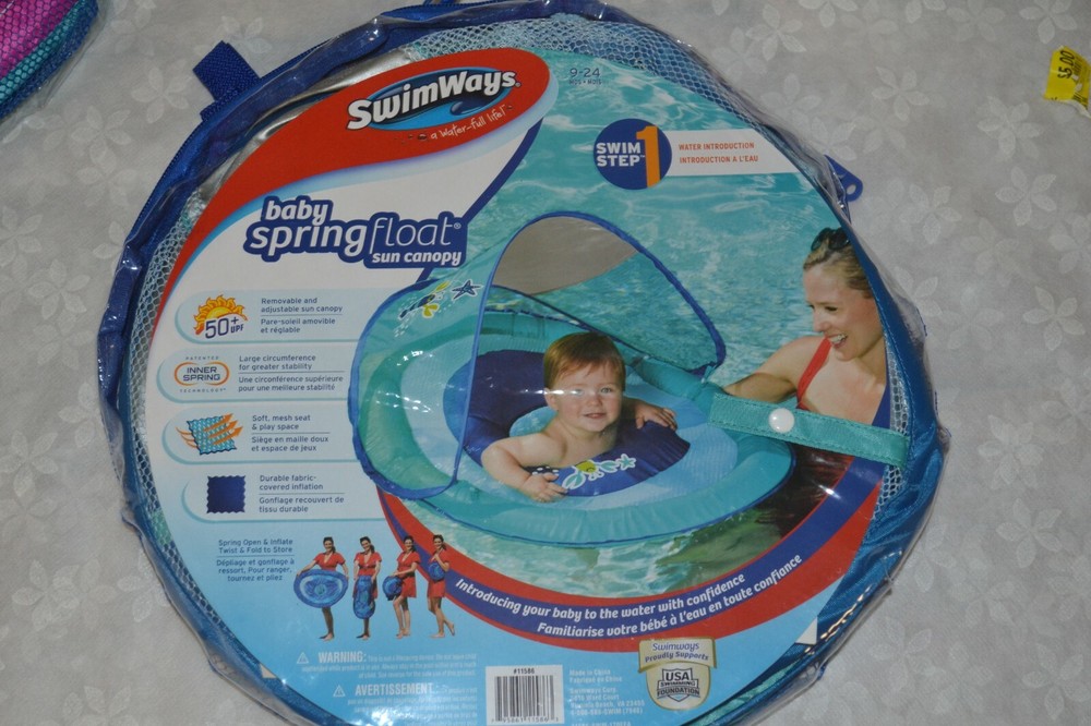 SwimWays Baby Spring Float Sun Canopy 9 to 24 months