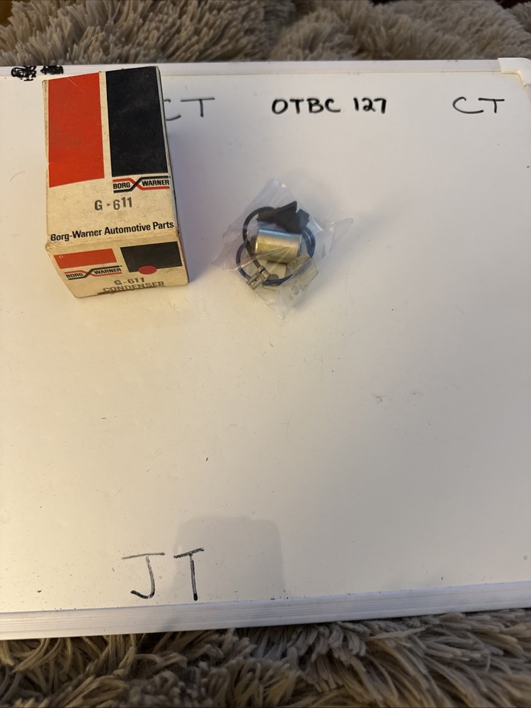 (1) Borg Warner Condenser G611 Nos OEM Sold Individually
