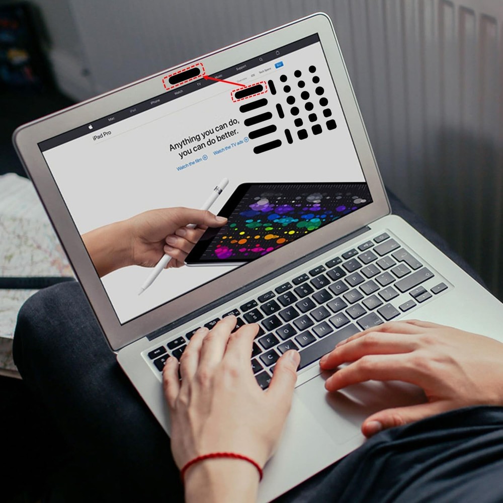 Universal Webcam Covers - Privacy Protection Accessory, No Residue Application,